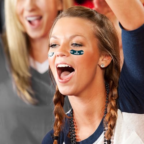 NFL Peel & Stick Temporary Tattoos - Eye Black Decals for Fans