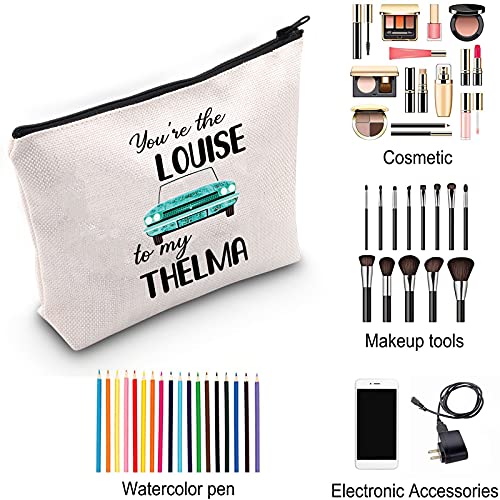 Louise To Thelma Cosmetic Bag - Waterproof Makeup Pouch Gift