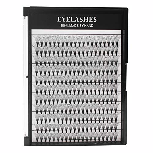 Bodermincer 20D Premade Russian Volume Fans Eyelashes, 0.07mm D Curl 14mm