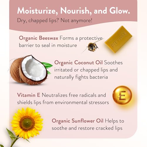 Moroccan Magic Organic Elderberry & Manuka Honey Lip Balm - 3 Pack