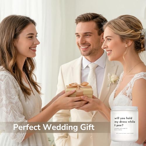 Lavender Soy Wax Candle for Bridesmaid Proposal & Bachelorette Gifts