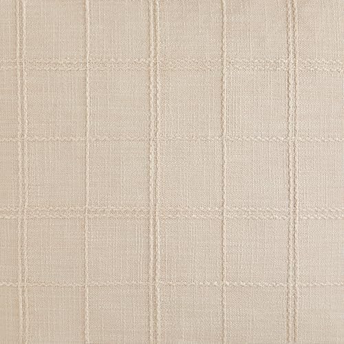 Linen Blend Farmhouse Table Runner, 13x48 Inches - Beige