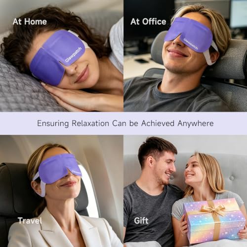 Glowpatch 32 Pack Self-Heating Steam Eye Masks for Dry Eye Relief