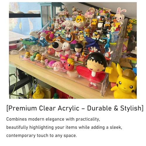 7-Tier Acrylic Display Stand for Perfume, Cosmetics, and Collectibles