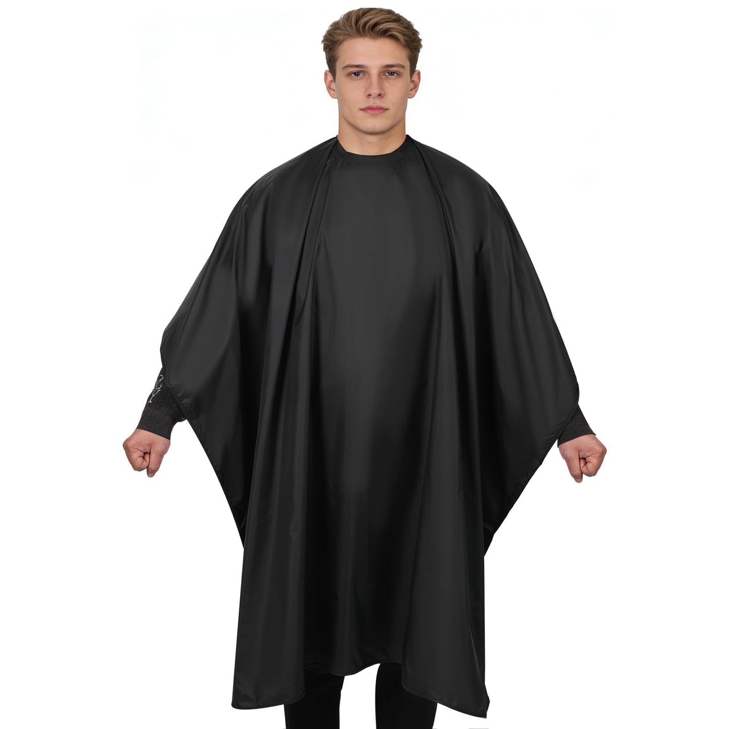 Waterproof Barber Cape 51"x59" Anti-Static Salon Cape with Adjustable Snap Closure for Hairdressing (1)