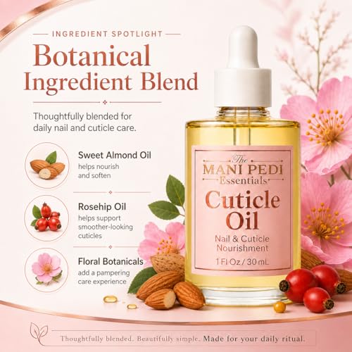 Nourishing Cuticle Oil with Jojoba & Vitamin E - 1 Fl Oz