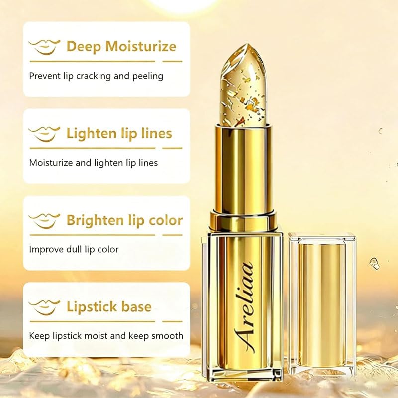 Areliaa Skin-Adaptive Lipstick - Color Changing PH Lipstick for Long-Lasting Moisture | 2-Pack Tinted Lip Glow