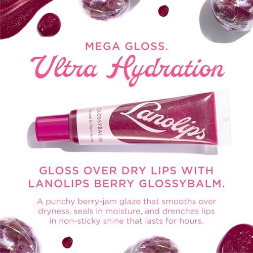 Lanolips Glossybalm Berry Ultra Hydrating Tinted Lip Gloss 12.5g