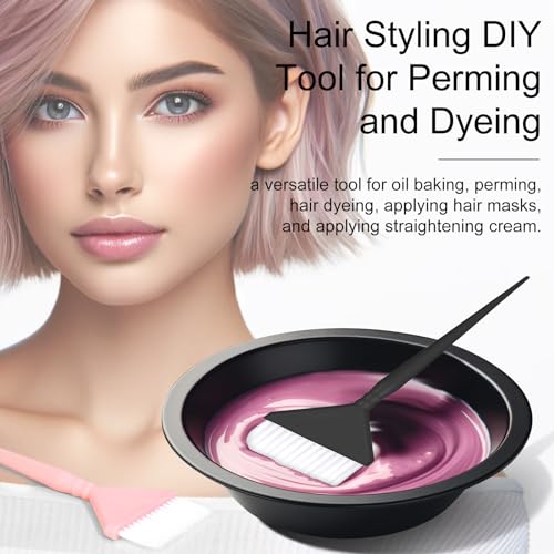 Kootinn Classic Hair Dye Brush Set - 4 Multi-Use Tint Brushes for Highlights & Balayage