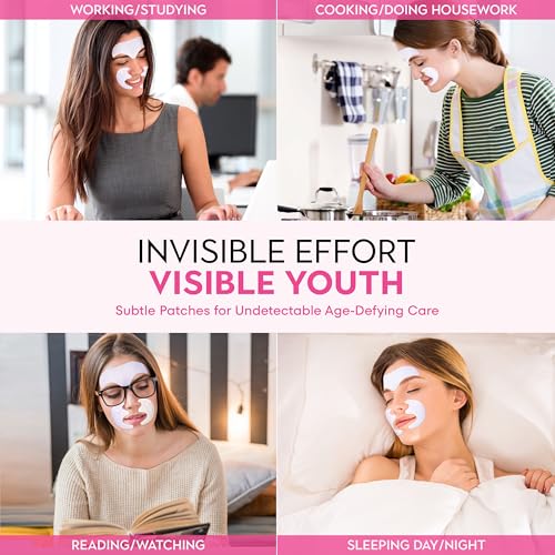Insutam Forehead & Smile Line Wrinkle Patches - Overnight Anti-Aging Care