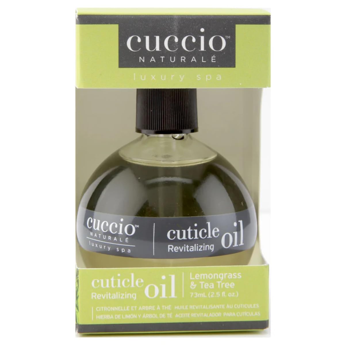 Cuccio Naturale Revitalizing Cuticle Oil - Lightweight Hydrating Nail & Cuticle Conditioner | 2.30 Fl Oz