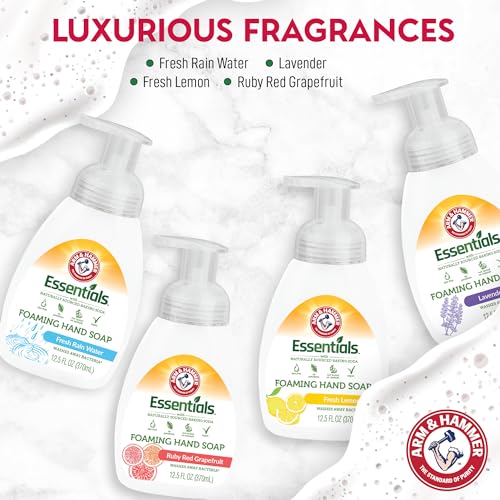 Arm & Hammer Fresh Lemon Foaming Hand Soap with Aloe Vera 12.5 Fl Oz - Pack of 1