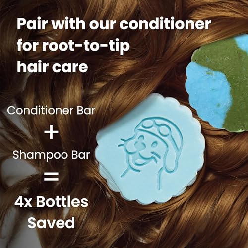 Otter Co. Tea Tree Conditioner Bar for Dry, Itchy Scalp - Vegan & Natural
