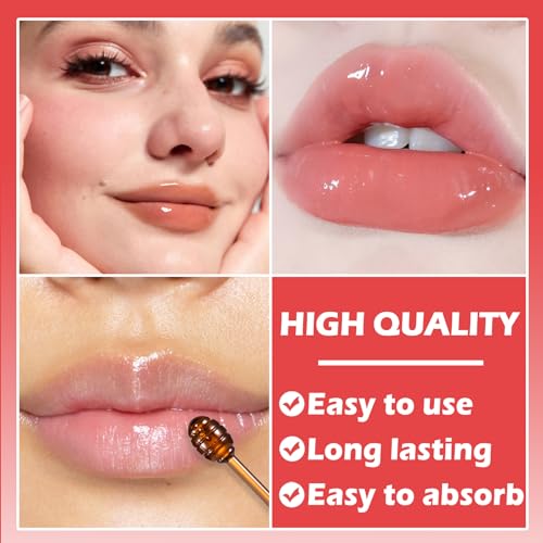 3PCS Honey & Fruit Lip Balm Set - Hydrating Overnight Lip Care with Natural Ingredients