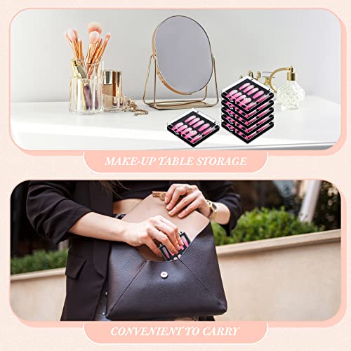 Black 15 Pcs Press-On Nail Box Set with Acrylic Display Case, Nail Organizer