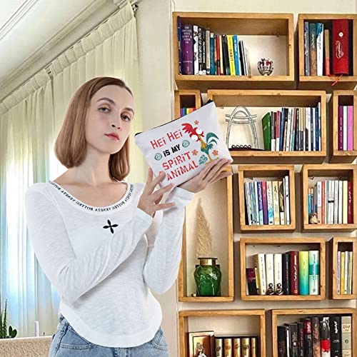 Hei Hei Spirit Animal Makeup Bag - Cotton Cosmetic Pouch Gift