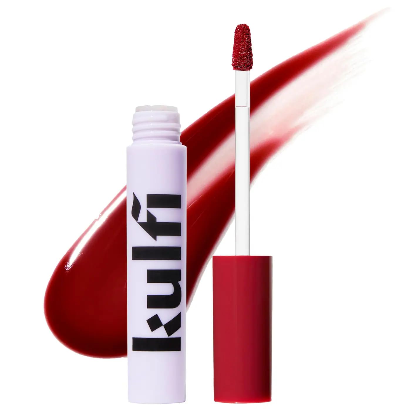 Lassi Lips Staining Lip Oil - Long-Lasting Moisturizing Tint | Black Cherry 0.14 oz - Glossy Finish