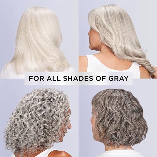 L'Oreal Paris EverPure Silver Care Shampoo for Gray Hair, 8.5 Fl Oz (Pack of 2)