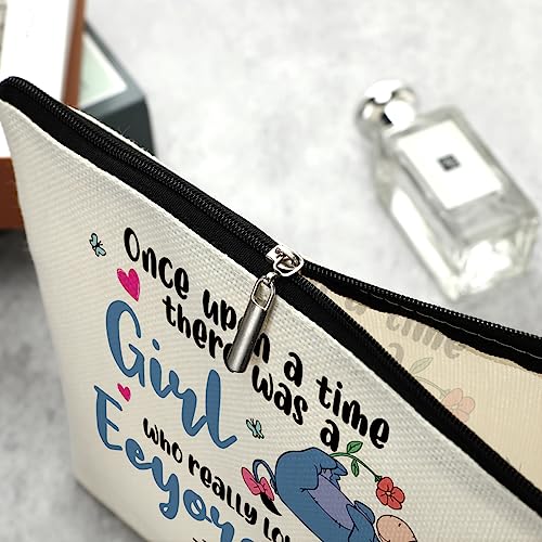 Donkey Cartoon Makeup Bag for Women - Cosmetic & Travel Pouch