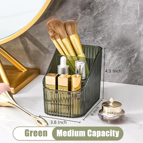 Freebirdly Green Makeup Organizer with Large Capacity & Multiple Compartments
