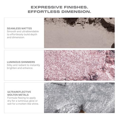 Morphe ChromaPlus 6-Pan Eyeshadow Palette - Matte, Shimmer & Metallic