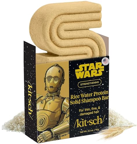 Kitsch Rice Water Shampoo Bar - C-3PO Design | Vegan Hair Care
