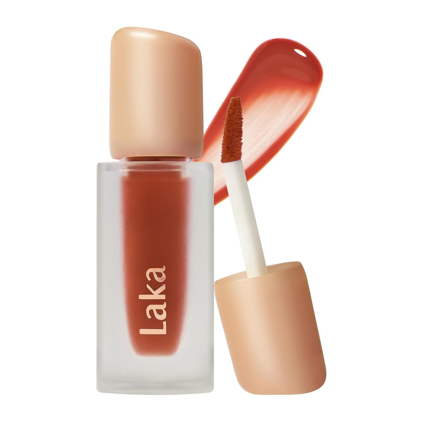 Fruity Glam Tint Lip Stain - Hydrating, Lightweight, Buildable Color | K-Beauty #101 Joyful, 4.5g/0.15oz
