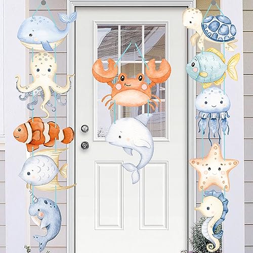 Under the Sea Party Banners - Ocean Animals Hanging Decorations