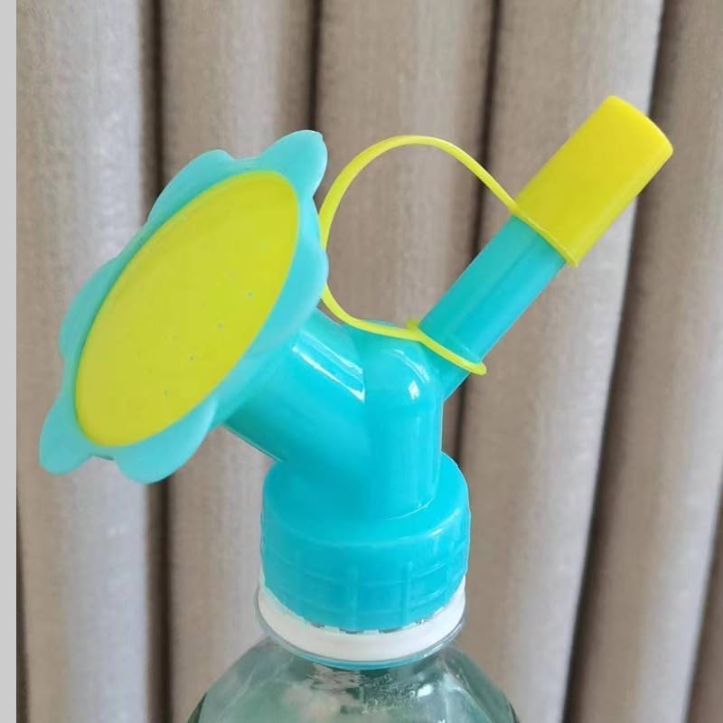 Dual Head Bottle Watering Sprinkler - 2-in-1 Nozzle Sprayer for Seedlings, Indoor Plants & Garden Pots