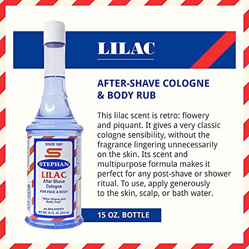 STEPHAN® Lilac After Shave Lotion 15 Fl Oz - Soothing Formula