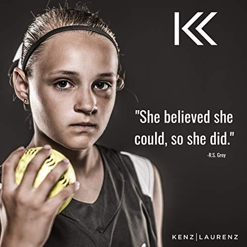Kenz Laurenz Softball Hair Bow for Girls Cheerleading Team Accessories