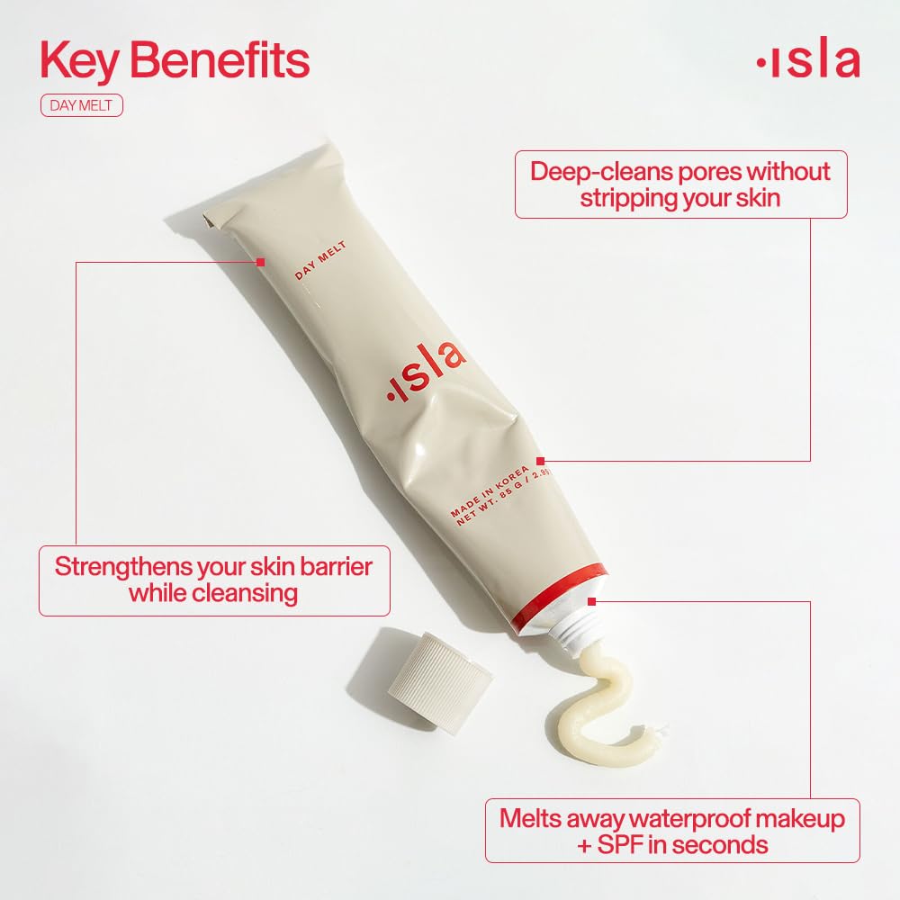 ISLA, Day Melt Cleansing Balm, Makeup & SPF Remover, 2.99 oz