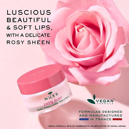 Nuxe Very Rose Nourishing Lip Balm with Shea Butter & Beeswax - 0.52 Oz