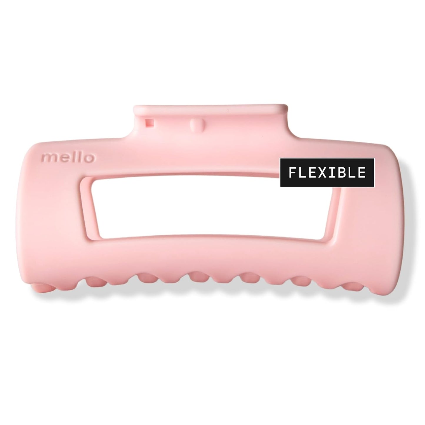 Medium Hair Clip - Flexible Comfort Hair Claw for Strong Hold on Thick & Thin Hair | Dark Brown, Matte Finish