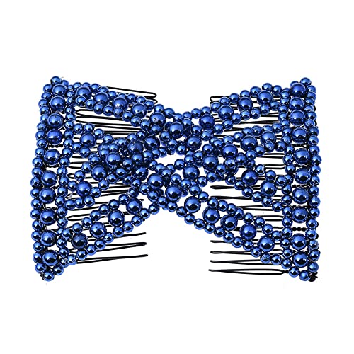 LOVEF 3-Piece Ponytail Comb Set - Beaded Hair Accessories for All Hair Types