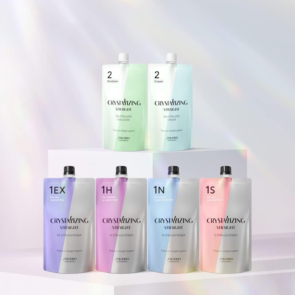 Professional Hair Rebonding Kit - Crystallizing Straightener & Neutralizing Cream | Complete Hair Treatment Set