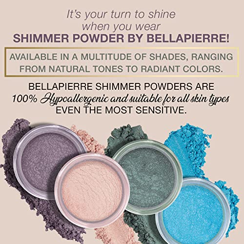 Bellapierre Shimmer Powder - Vegan, Paraben-Free Glow for All Skin Types (2.35g)