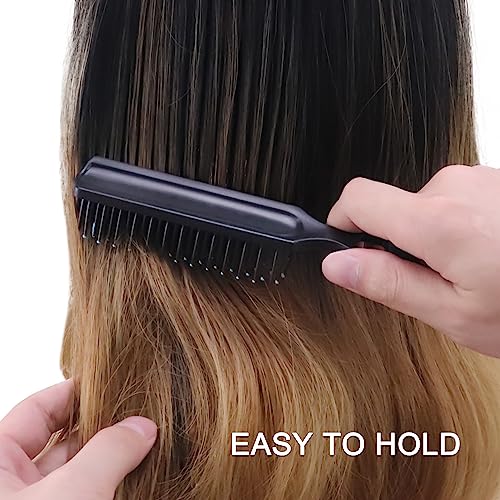 60 pcs Black Disposable Hair Brushes for Curly Hair Styling