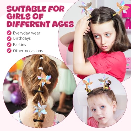 Beavorty 20 Pcs Pinwheel Hair Clips for Women & Kids