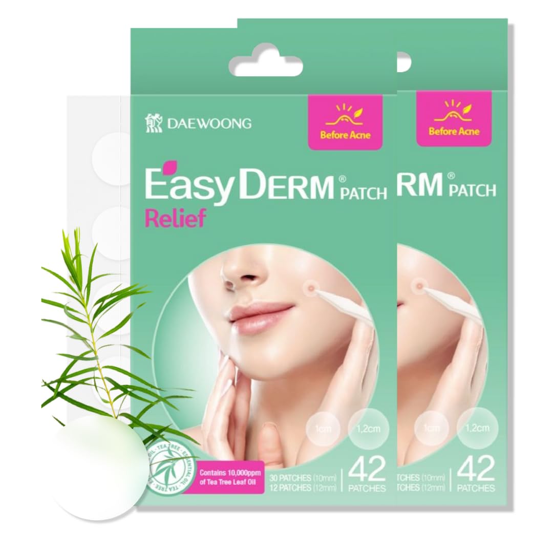 Invisible Acne Patch - 10,000 ppm Tea Tree Oil, Ultra-Slim 0.1mm | 4 Packs (168 Patches) for Clear Skin Care