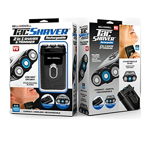 Bell+Howell TACSHAVER Regular Moustache & Beard Trimmer Seen On TV