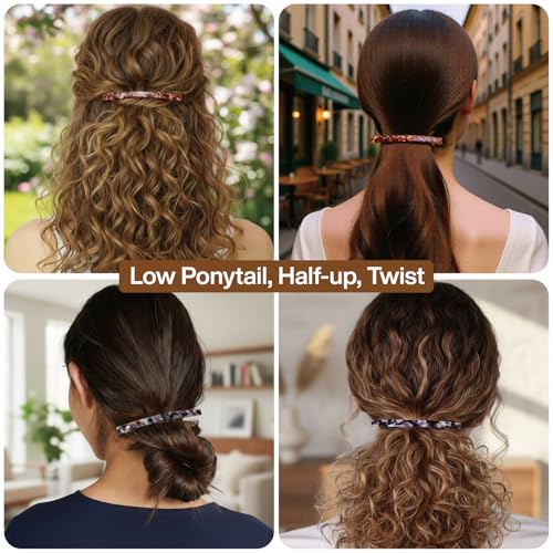 HYFEEL 4-Inch Large French Hair Barrettes for Thick Hair - 3 Pack