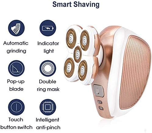Painless Electric Razor for Women - Rechargeable Waterproof Shaver for Legs, Face & Bikini | Cordless Hair Remover