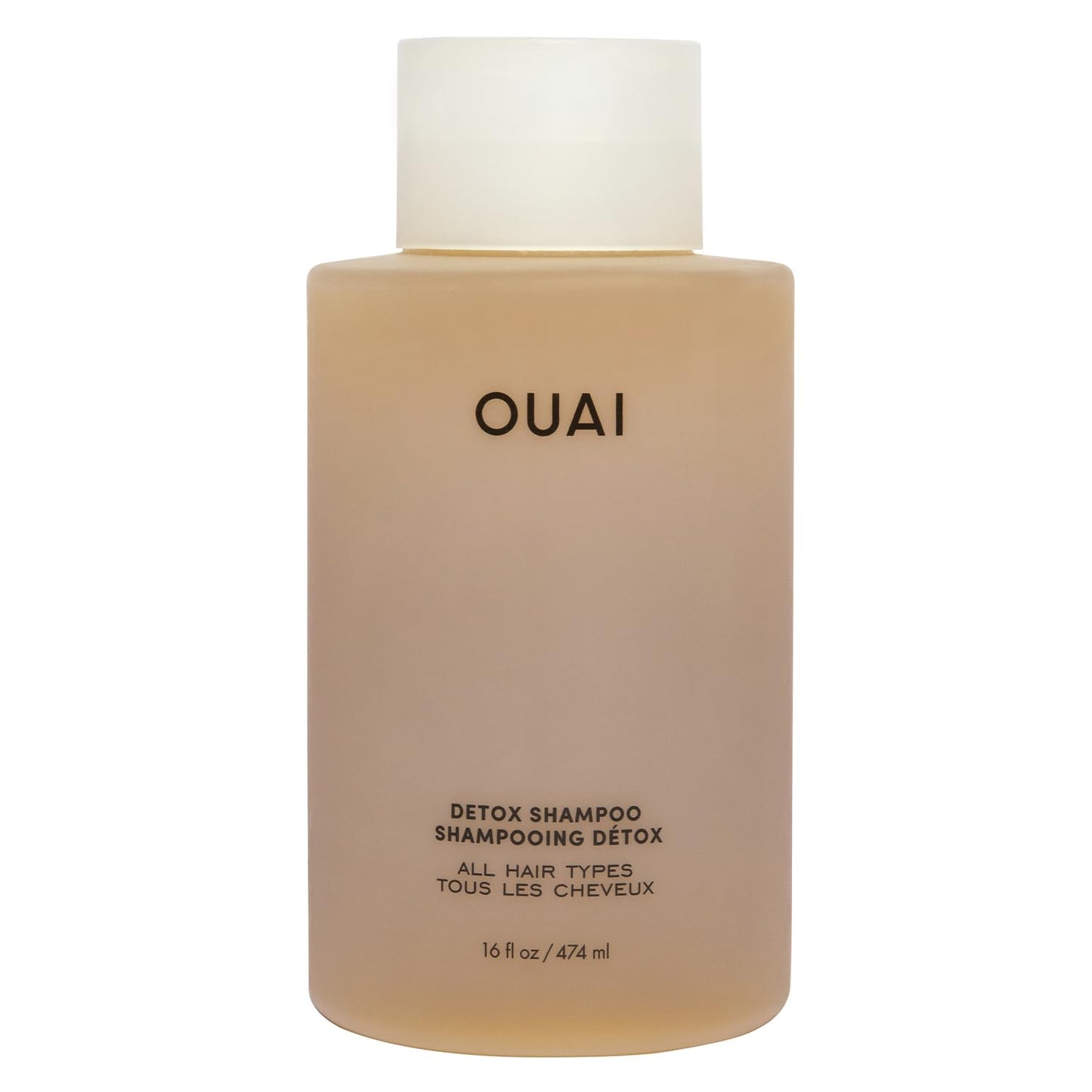 OUAI Detox Shampoo & Bond Repair Balm Set - Clarifying Shampoo + In-Shower Hair Mask Duo | Full Size for Dry, Damaged Hair