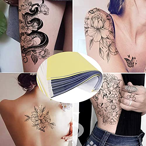OTBK Professional Tattoo Transfer Kit with Stencil Cream and 50 A4 Sheets