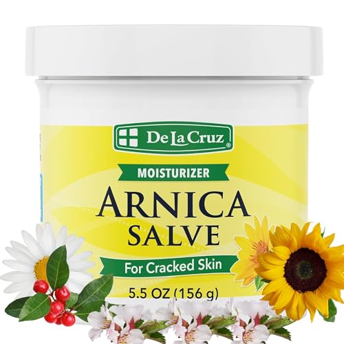 De La Cruz Arnica Salve, Deep Moisturizing Balm for Dry & Cracked Skin, 5.5oz