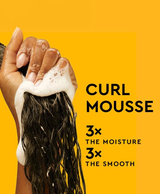 Curly Hair Styling Duo - Curl Mousse & Leave-In Conditioner Set | 8 Fl Oz + 9.8 Fl Oz