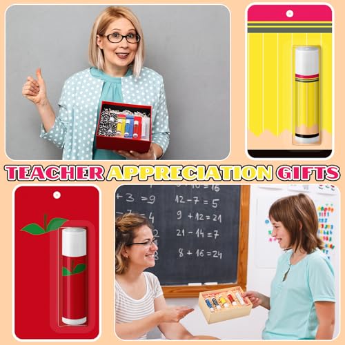 Fresh 15 Pack Christmas Teacher Appreciation Lip Balm Bulk - Sacubee