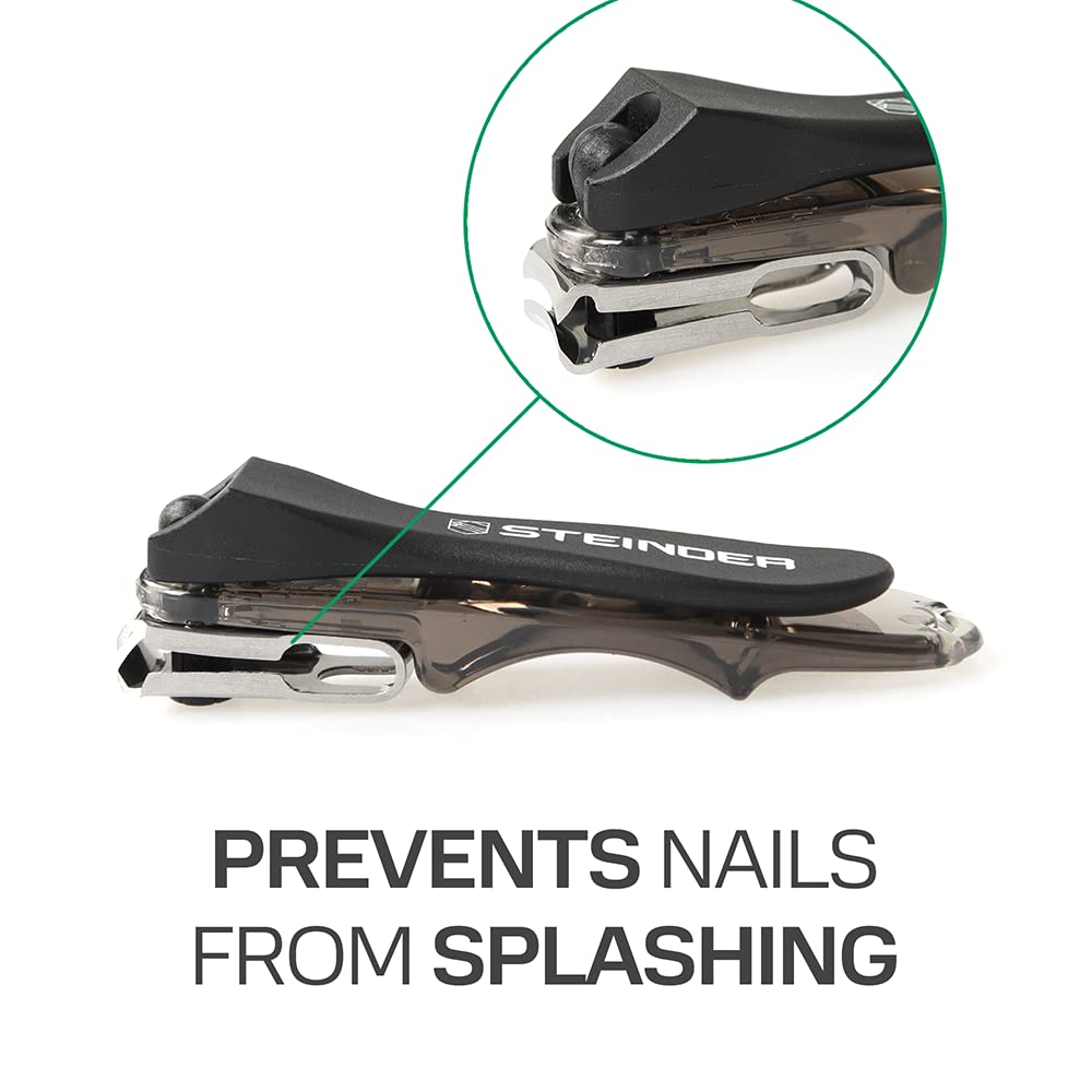 Nail Clippers, Steinder® Easy 360 Rotation Nail Clippers Set Made in Korea/cortauñas cortaúñas de Manos y pies/Gift for Men & Women Convenient Senior for Thick Toe Nail.