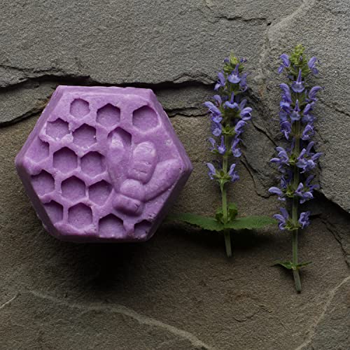 Avital's Apiaries Lavender & Patchouli Shampoo Bar with Quinoa & Honey